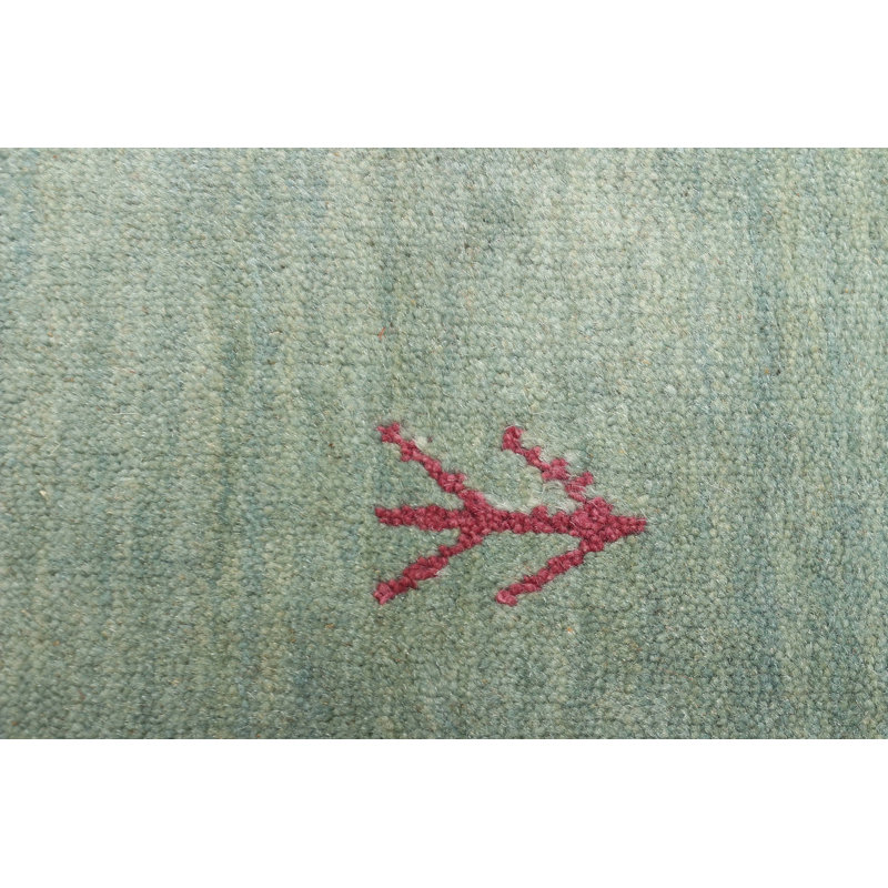 Kashkuli Gabbeh  Blue Rug 4'2" x 5'9"