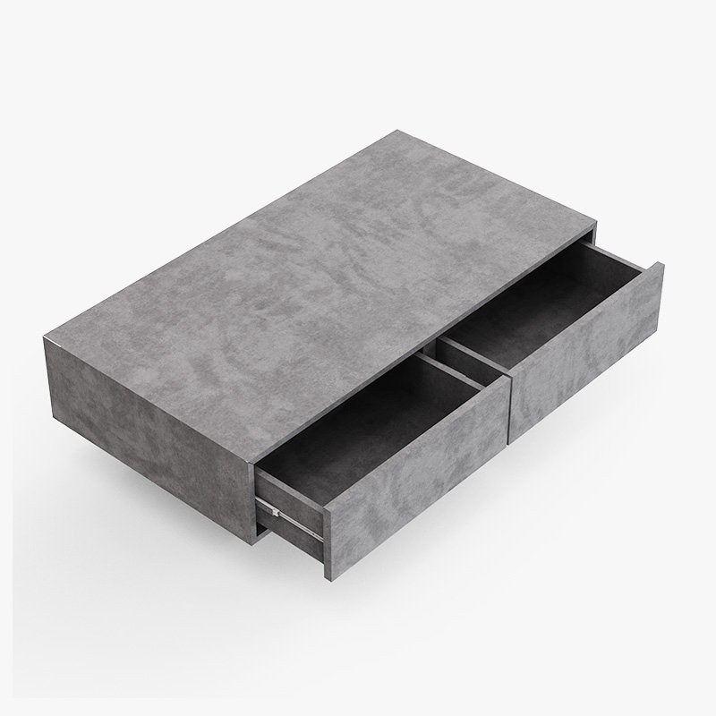 Coffee Table with Storage,Jackson Modern Gray Rectangle Coffee Table with Storage