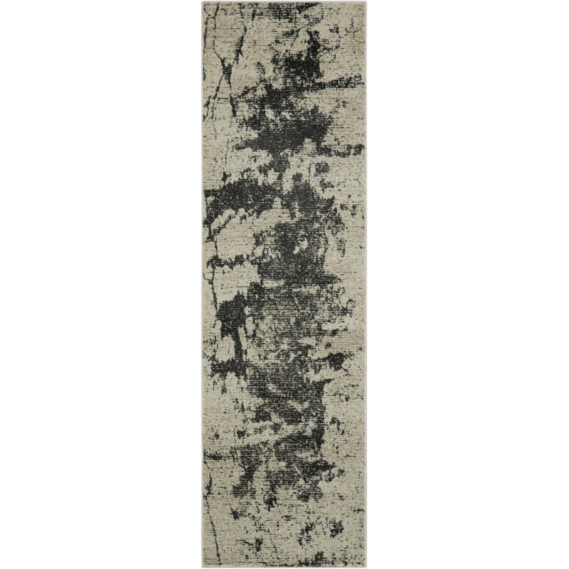 Akins Abstract Area Rug, Runner 66 x 229cm