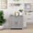 Sideboard Farmhouse Buffet Cabinet, Stone Gray with Barn Doors Drawer Adjustable Shelf | MDF | Particleboard
