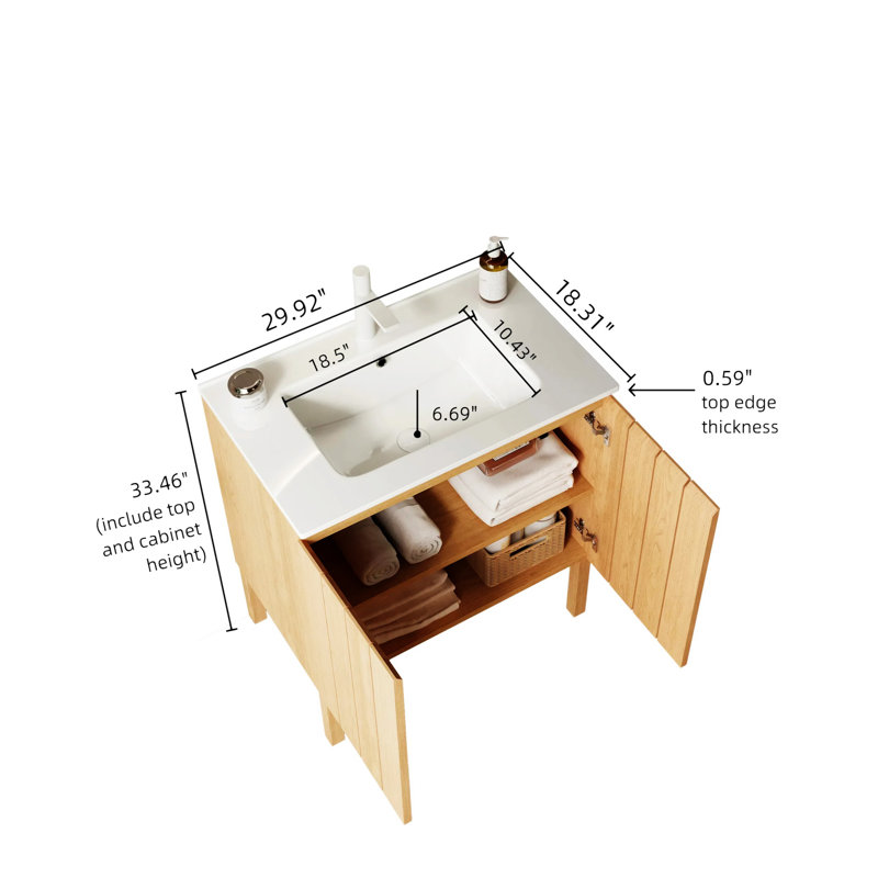 NIKO 30" Bathroom Vanity With Sink