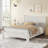 Hayden Boucle Upholstered Platform Bed with Soft Rounded Corners-597151284-596011132