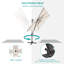 Parasol lumineux en porte-à-faux 10 pi x 8 pi Najifa-612289933