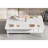 Lift-top Coffee Table With Foldable Top, 2 Drawers, Hidden Storage Compartment And Metal Legs-655022880