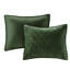 Velours - chaleureux et confortable, motif géométrique, literie en coton 3 pièces élégante, matelassée, rembourrée-116011842-116011843