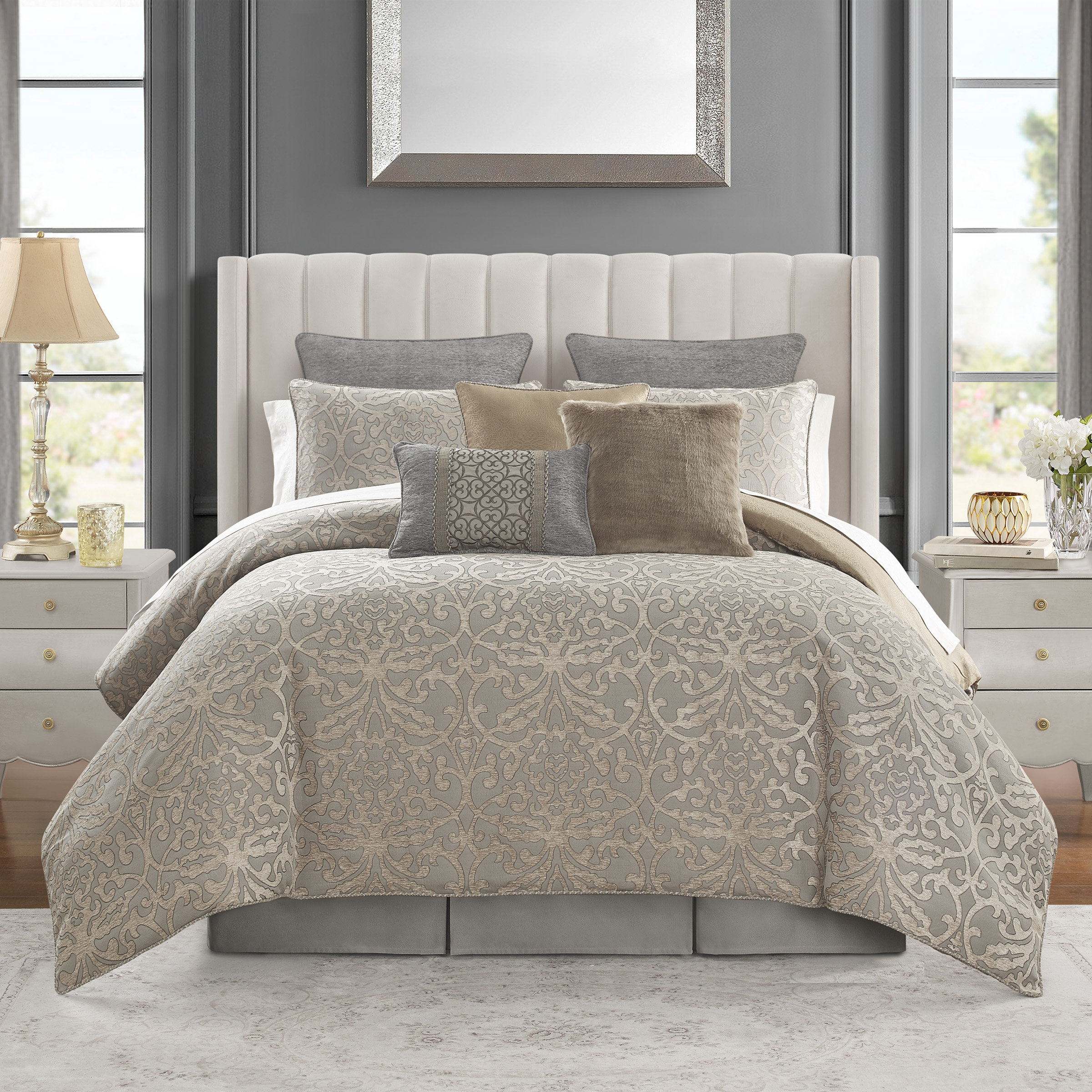 waterford-bedding-carrick-silver-champagne-microfiber-reversible-6