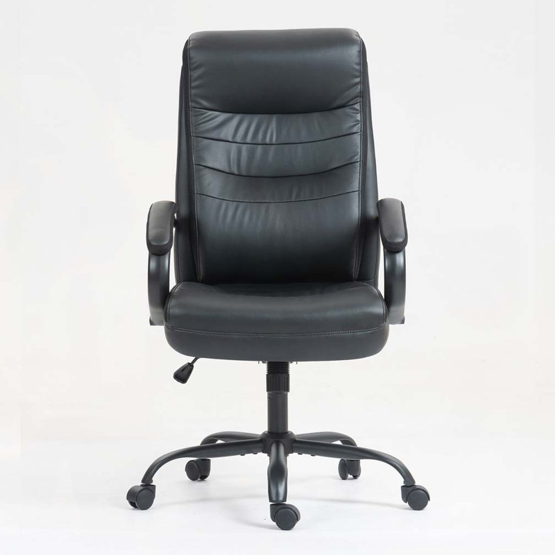 Chaise de bureau en polyuréthane à haut dossier: 9131HJ-PU-KD