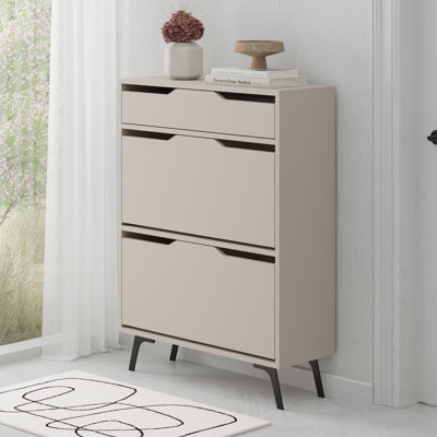 SHOE CABINET - WHITE