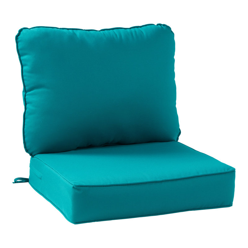 Ensemble de coussins de siège d'extérieur 2 pièces, Paon