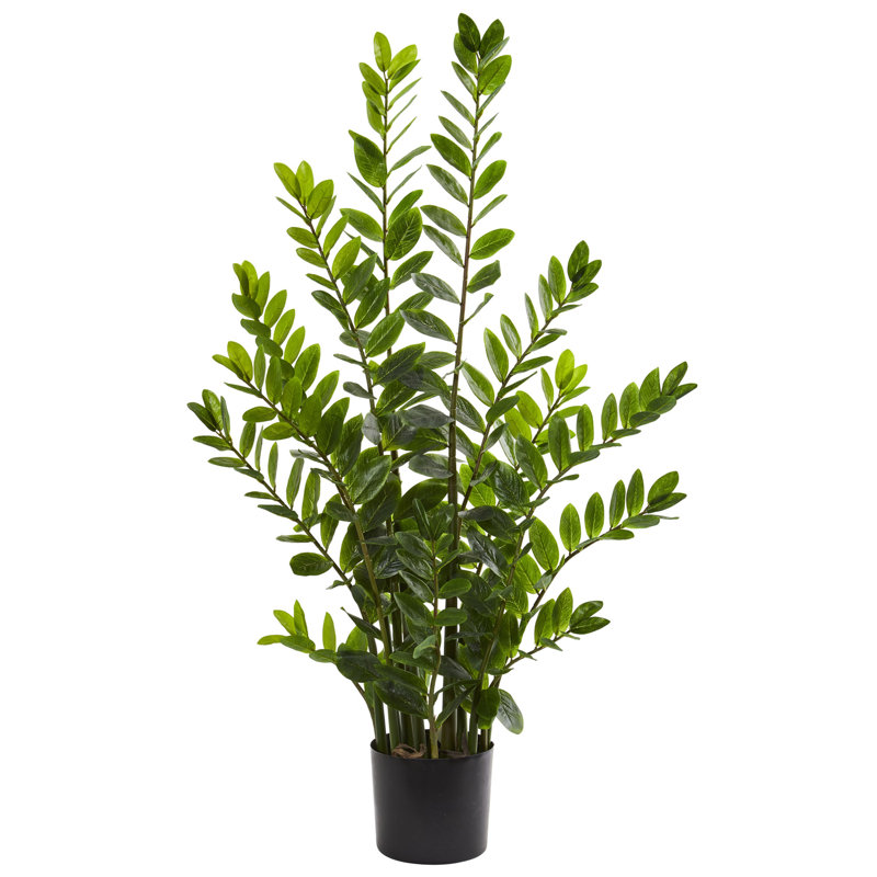 Damali Zamioculcas artificiel en pot, H 48 po x l 28 po x P 14 po