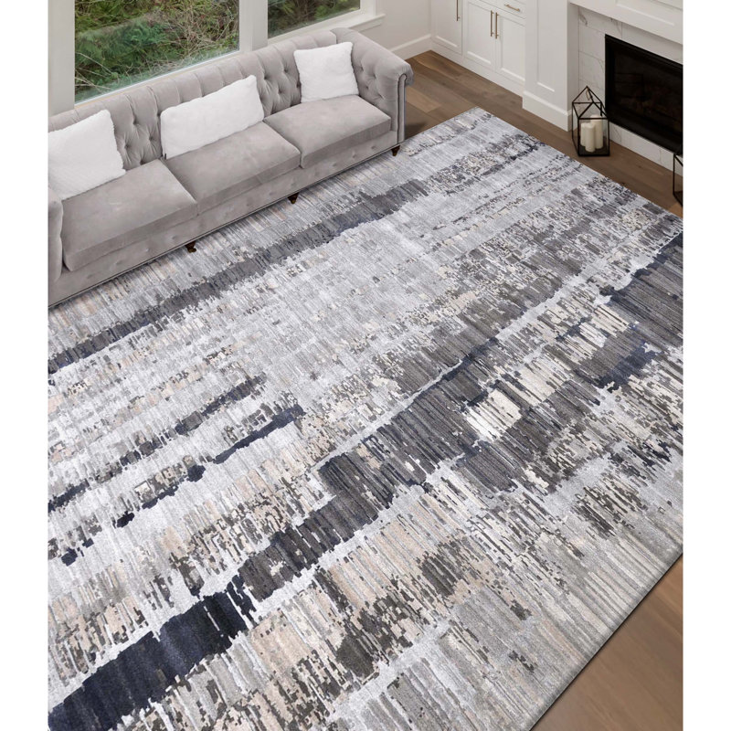 Abstract Area Rug, Rectangle 2' x 3'