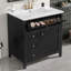 Meuble-lavabo moderne avec grand espace de rangement et tablettes ajustables-1717763428