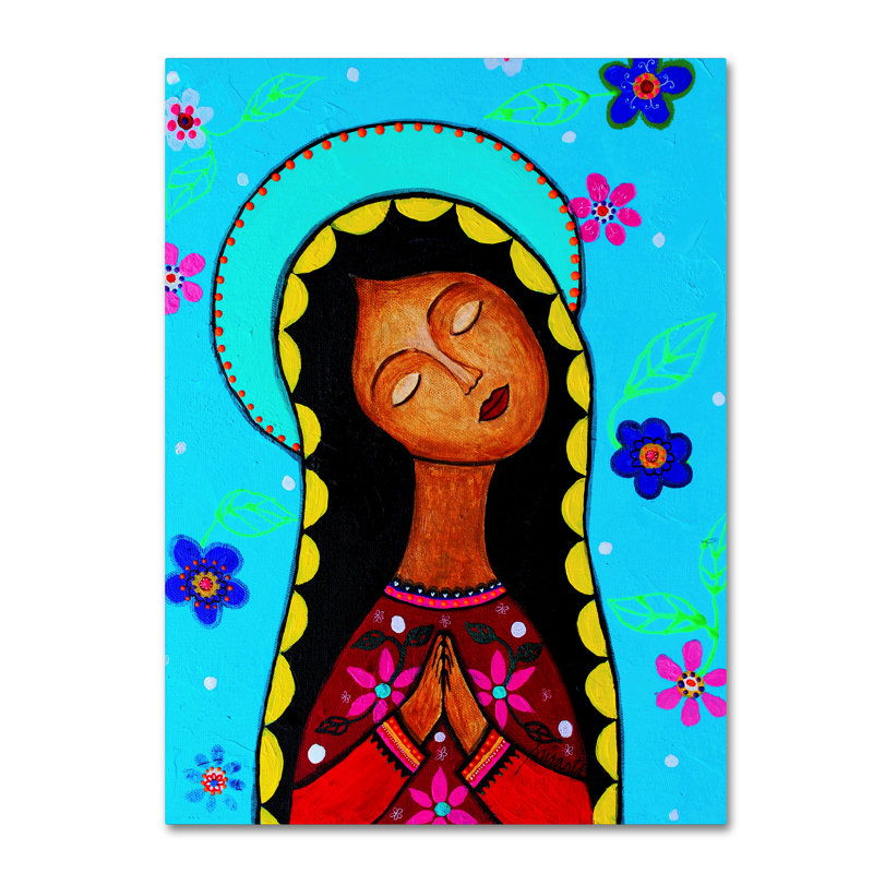 Reproduction sur toile tendue Guenther «Charlotte's Virgin Guadalupe», H 24 po x l 18 po x P 2 po