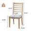 Chaises de salle à manger rembourrées avec dossier haut-500325018