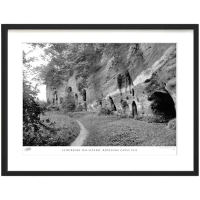 Stourport-on-Severn, Redstone Caves 1931 by Francis Frith - Single Picture Frame Print