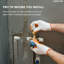Système de pomme de douche thermostatique double, robinet de douche à pluie haute pression mural 12 "avec douchette et jet pour le corps-88065850