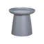 Itzhak Round Grey Modern Coffee Side Table-1293812580