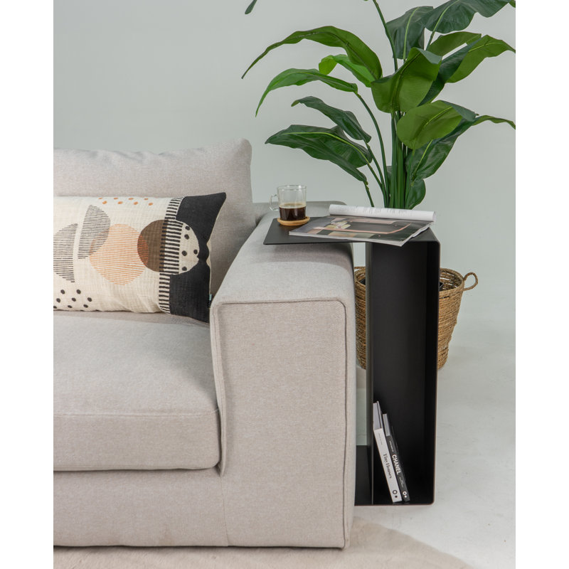 SLIDE Console Table, Black, 68 cm H x 30 cm W x 40 cm D