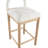 Conrad Letcher Linen Textured Fabric Counter Stool-1357421421