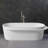 71'' x 33.5'' Soaking Solid Surface Bathtub