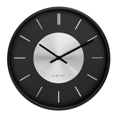 Horloge murale en métal