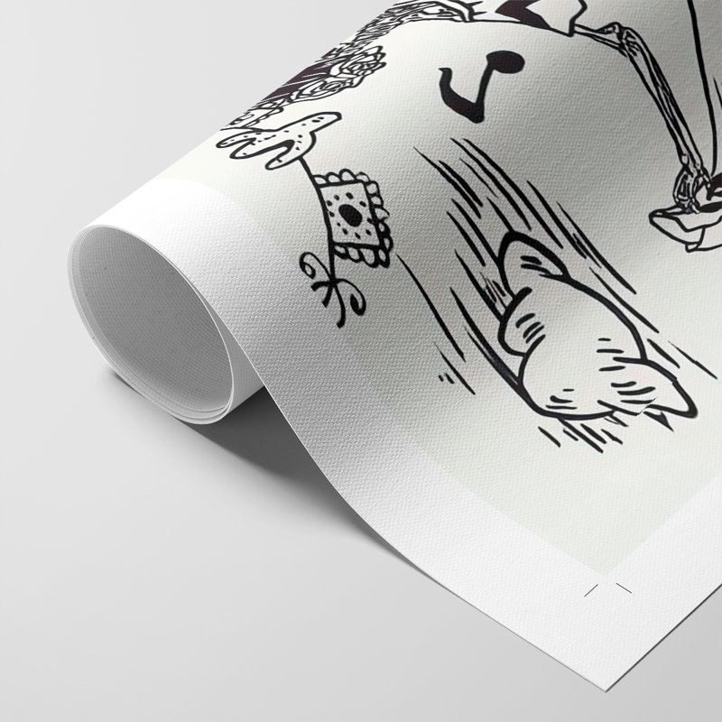 Jour des Morts Parade I - Impression sur toile seulement - NON-CADRE, H 27 po x l 18 po