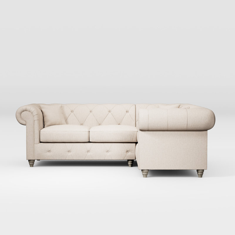 Ellrich 2 - Piece, Oyster, Washed Oak