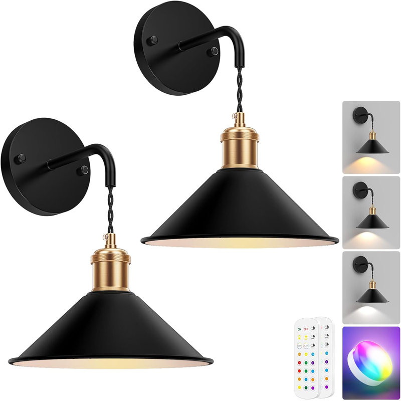 Solid Brass Corner Wall Light