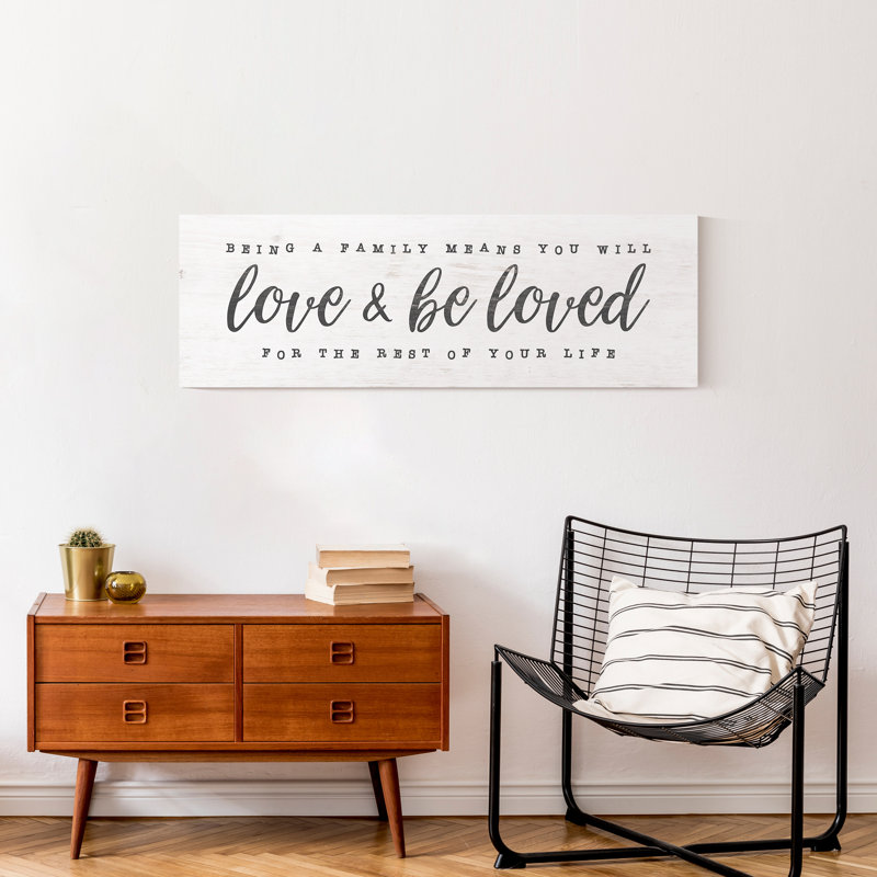 Love and Be Loved Canvas Print