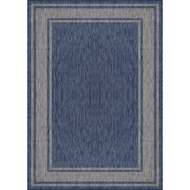 Waikiki Navy Indoor/Outdoor Rug