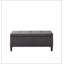 Banc de rangement touffeté à fermeture douce et confortable-112883952