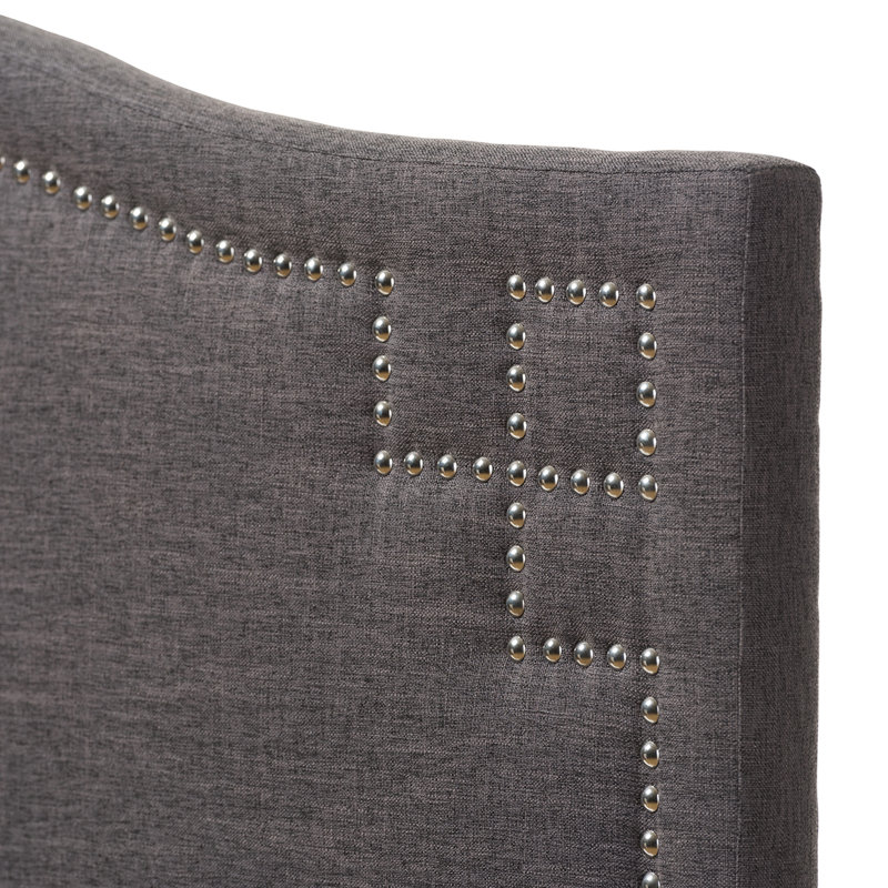 Mikalyn Upholstered Headboard, Dark Gray, Queen