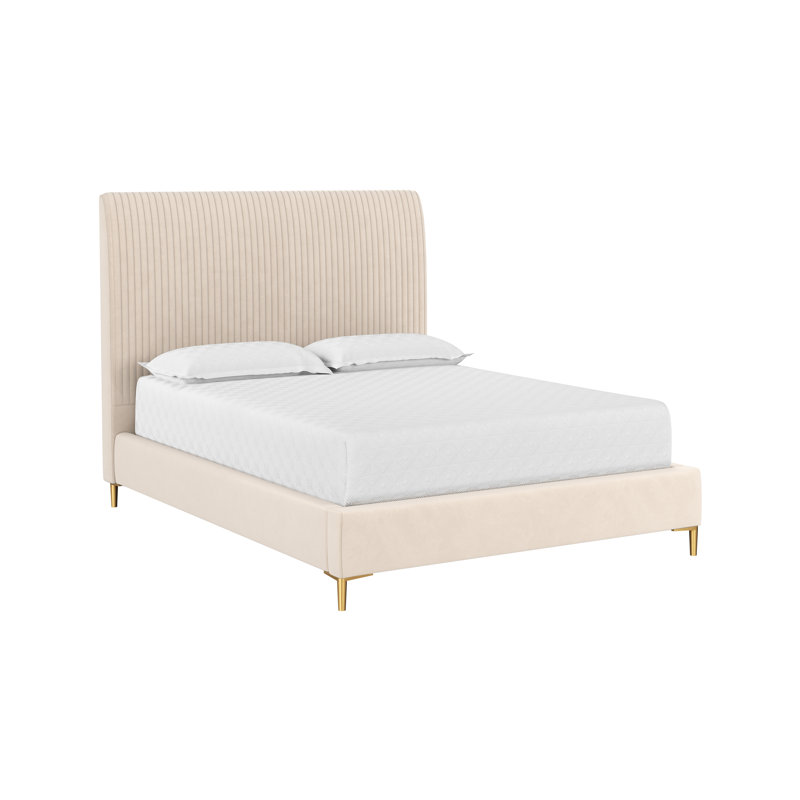 HARRIS BED - Cream, Cream, Queen