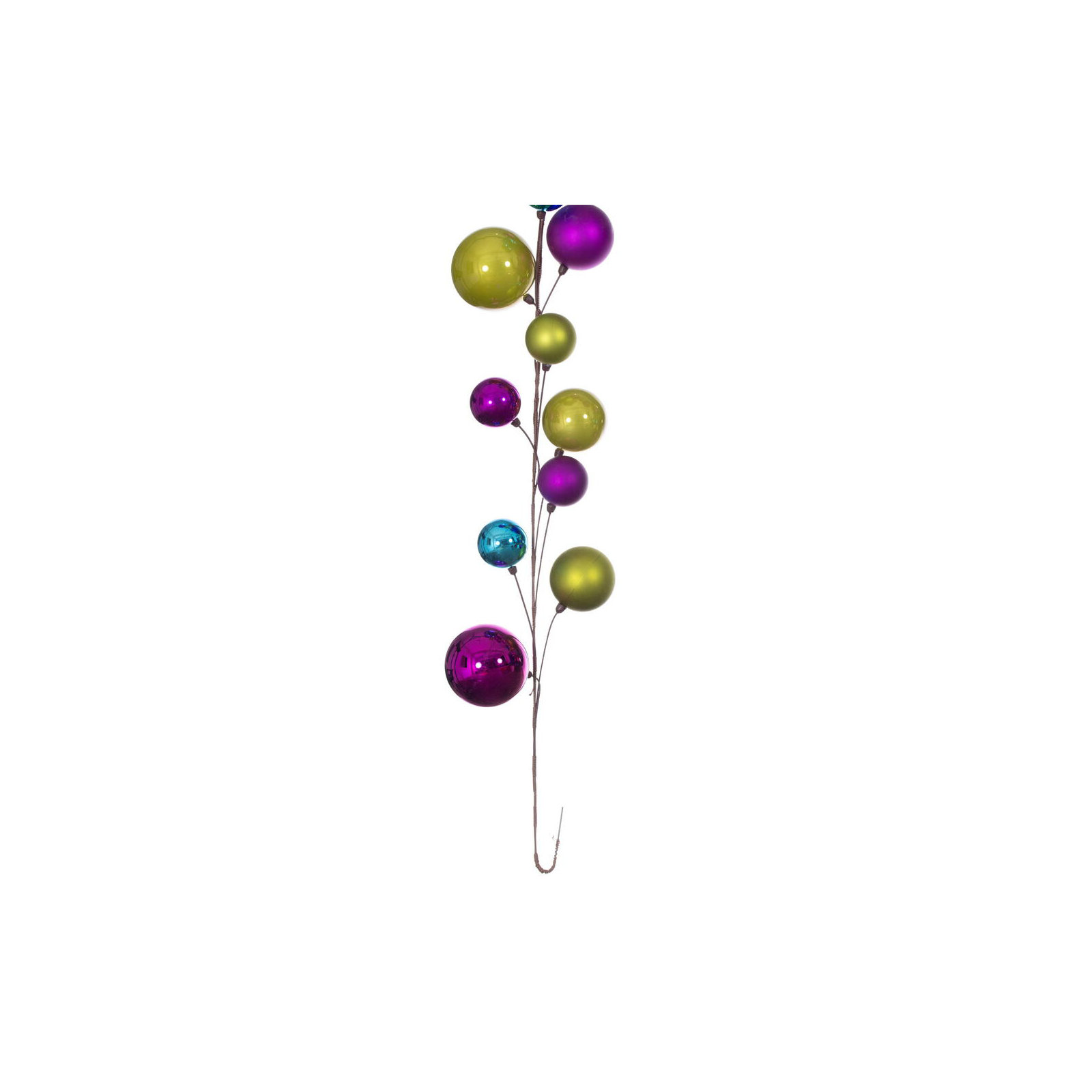 120'' in. Garland, Fuschia/Lime/Turquoise