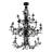 Rustic Lodge 24 - Light Dimmable Empire Chandelier