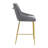 Grisette Upholstered Counter Stool with Metal Frame-87763283