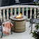 Ronyae 32'' W x  25'' H Propane Fire Pit Table with Lid ,Rattan Round Gas Fire Pit Table