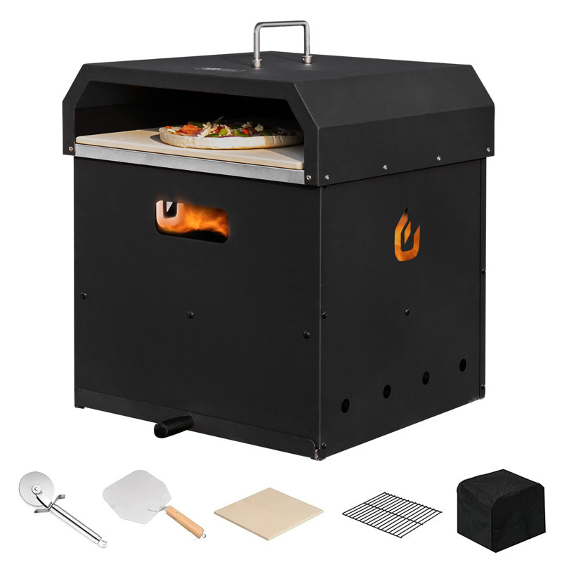 Paeten 4-In-1 Outdoor Pizza Oven for Grill with Pizza Stone, Pizza Peel, 16 inch