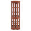 Vitrine d'angle avec 5 tablettes et éclairage-809507971