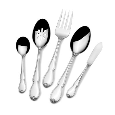 Ensemble de couverts en acier inoxydable 18/10 de 65 pièces Mikasa Marseille, service pour 12