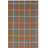 Marotta Hand Woven Wool and Viscose Plaid Area Rug -19782919