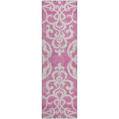 Premium Machine Washable Prisco Blush Rug