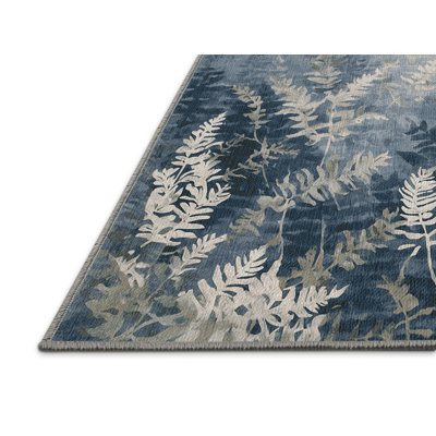 Machine Washable Gray Area Rug