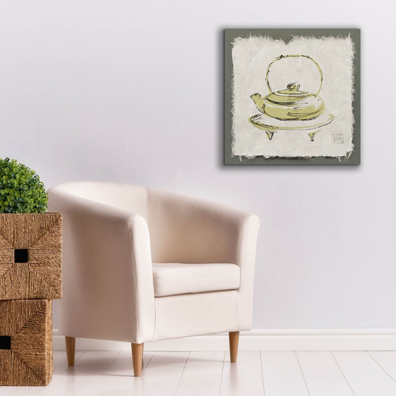 Toile épique «Green Teapot» par Chris Paschke, H 26 po x l 26 po