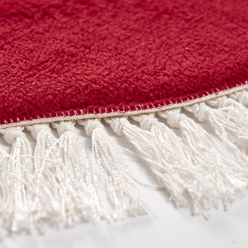 Ensemble de tapis de bain 3 pièces Mariska, Rouge