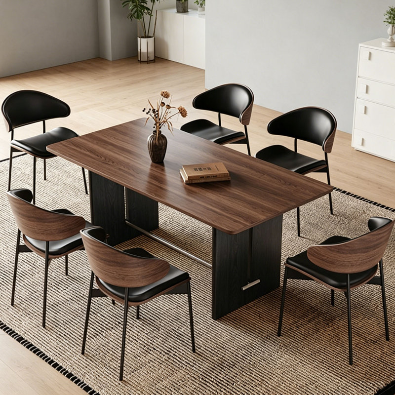 Huckstep, 7 pièces : table, 6 chaises, H 29,5 po x L 70,9 po x l 35,4 po