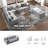 8 - Piece Upholstered Modular Corner Sectional With Storage Ottoman-219063019