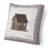 Coussin en coton Birch Forest Cabin