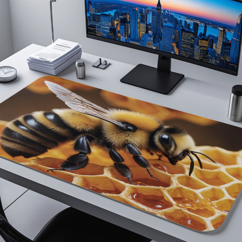 Polyester Desk Pad, 31.5x15.5