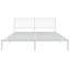 Structure de lit en métal, robuste, sans matelas-123514989-123514990